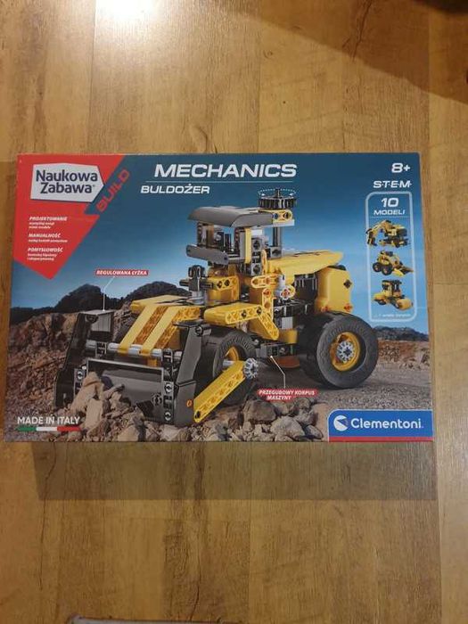Naukowa zabawa Mechanics Buldożer Clementoni