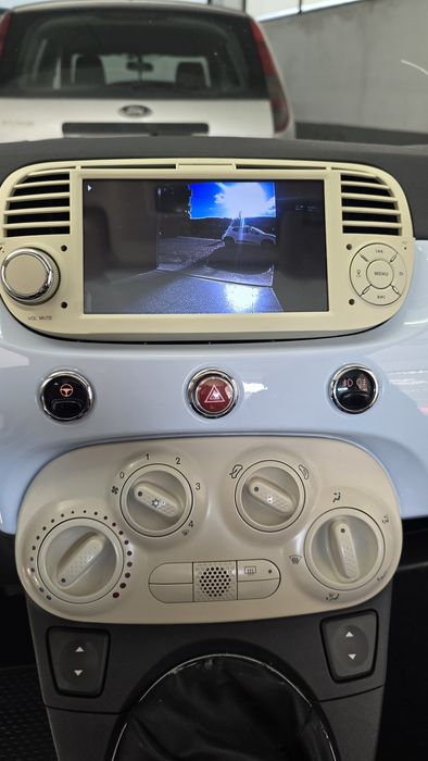 Rádio Android 14 com GPS Fiat 500 (Artigo Novo)