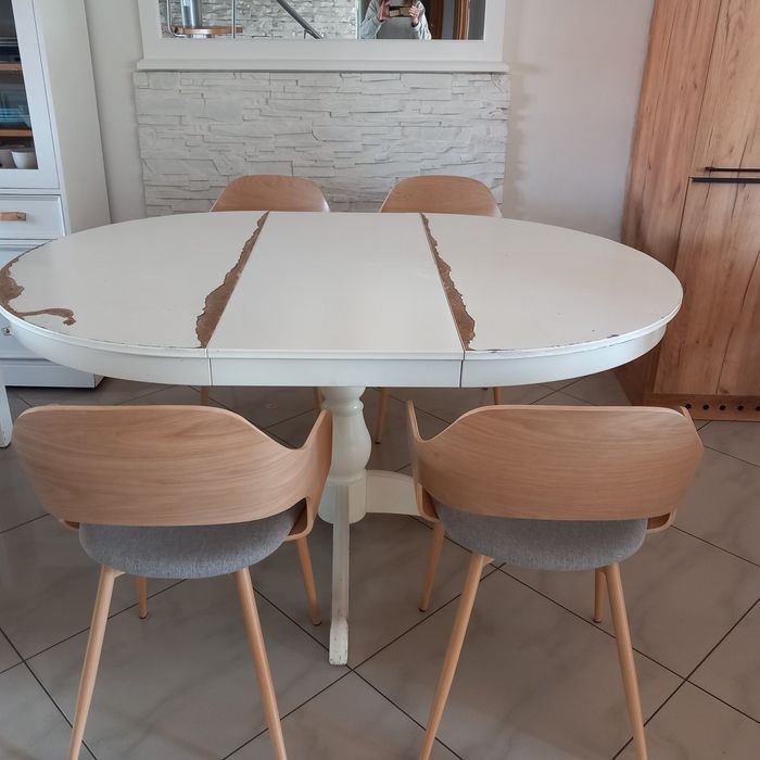Stół okrągły  rozkładany Ikea
