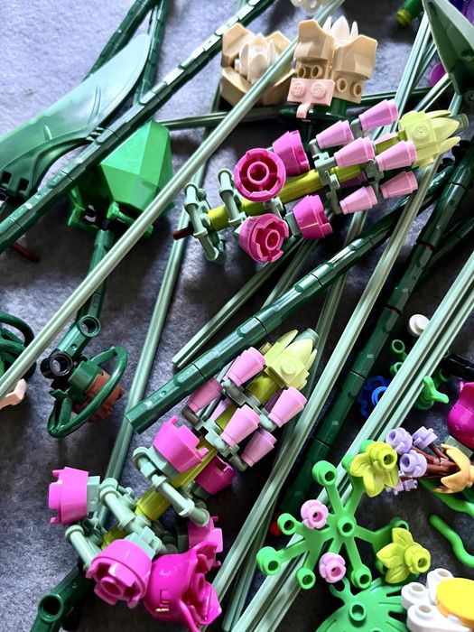 Rośliny Lego liść kwiatek roślinki miks mix