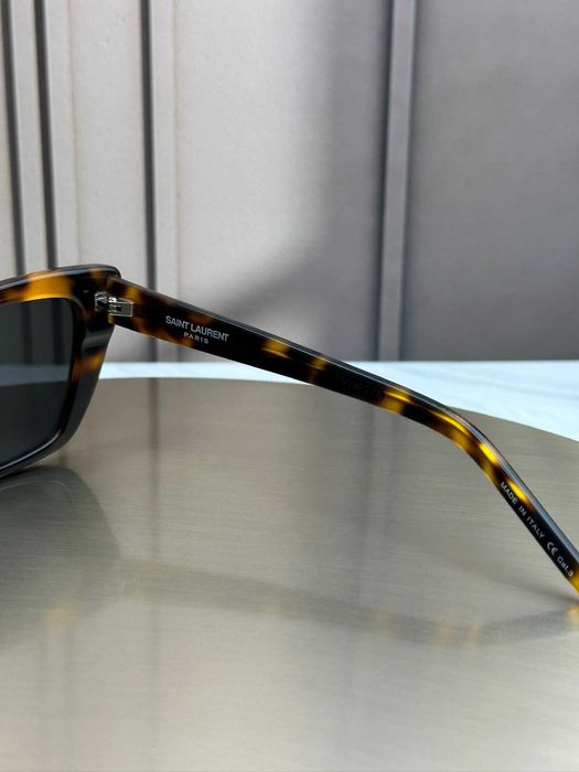 Сонцезахисні окуляри Saint Laurent SL 276 Mica світла черепаха котяче око ацетатні, темна лінза, жіночі, оригінал