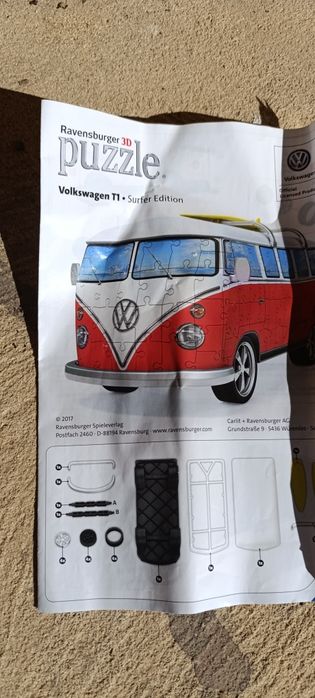 Puzzle 3d vw pão de forma