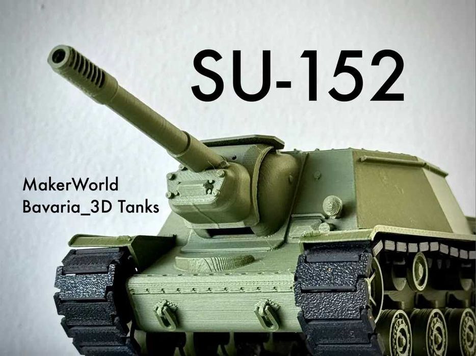 Czołg SU-152 druk 3D