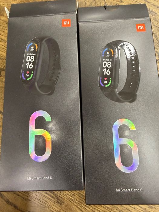 Фітнес-браслет Mi Smart Band 6 Black - 2шт