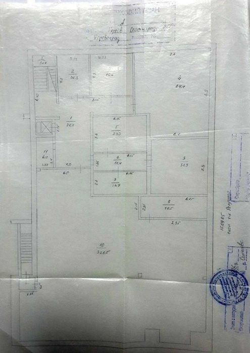 Продаж комерційного приміщення 1477 м.кв. м. Кропивницький