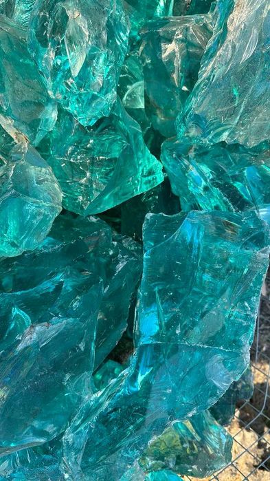 ЕРКЛЕЗ, скляні камені для ландшафту та габіонів