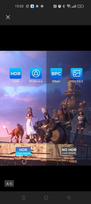 Kabel displayport silkand displayport - displayport 8K 2M