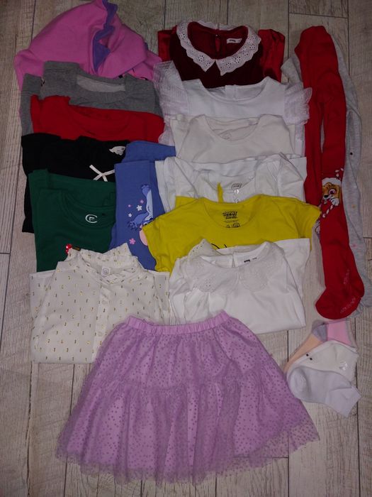 Paka ubrań dla dziewczynki 116