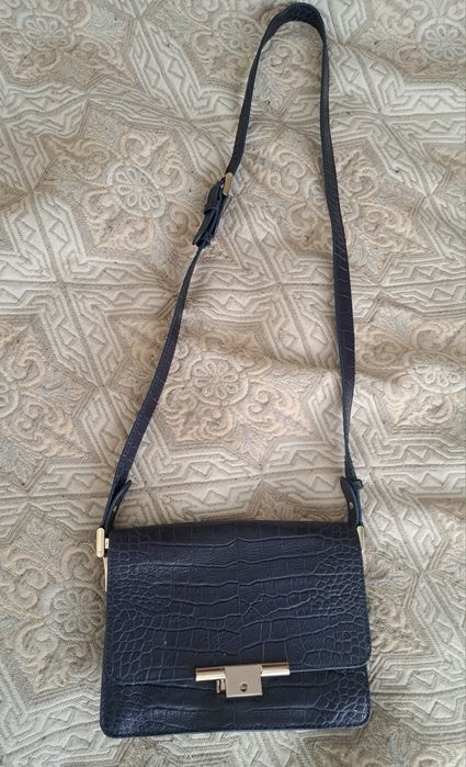 Шкіряна сумка Massimo Dutti