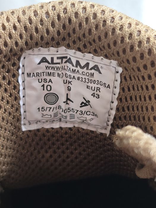 Тактические кеды ALTAMA Maritime ASSAULT MID COYOTE