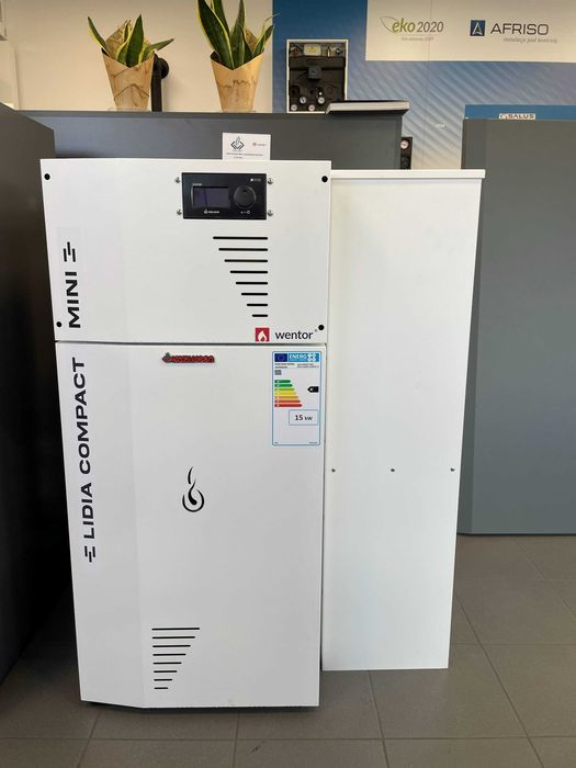 Kozlusan Lidia Mini 15 kW z zasobnikiem bocznym 100 kg