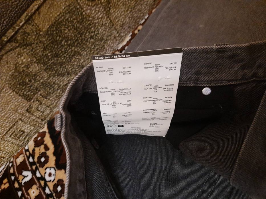 Продам новые широкие джинсы Uniqlo (34/33)