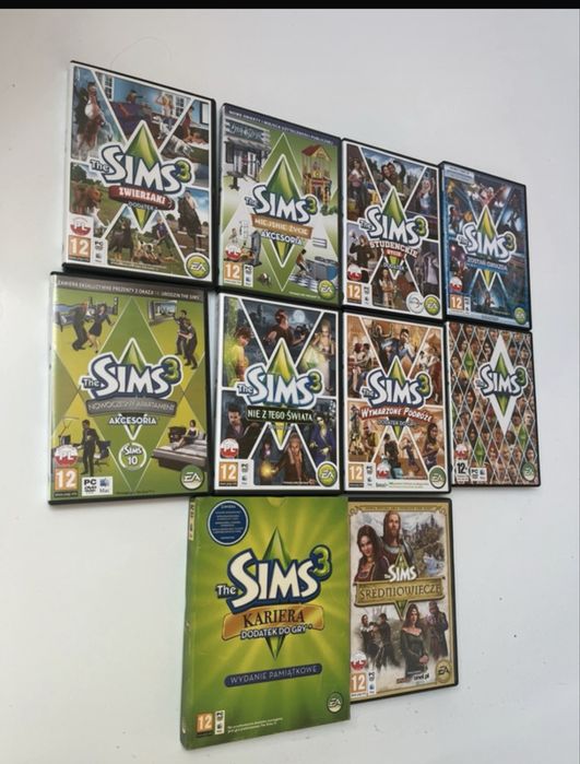Gry gra The Sims3 podstawa i 9 dodatków