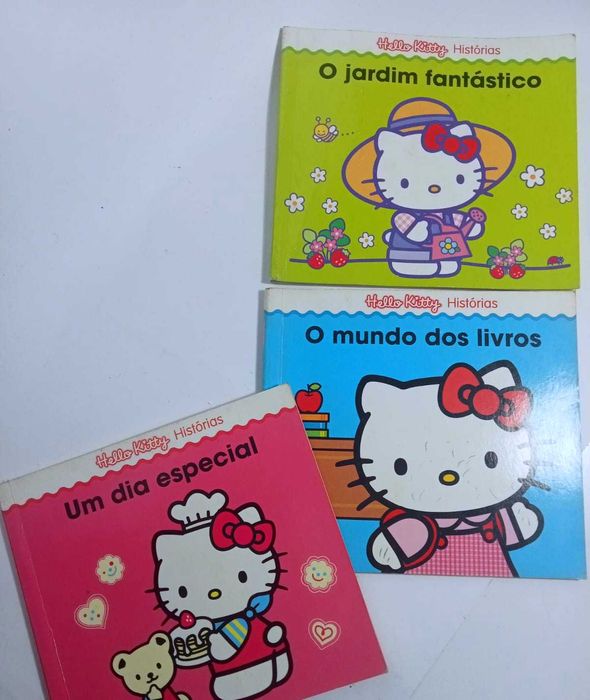 3 Livros Infantis Hello Kitty