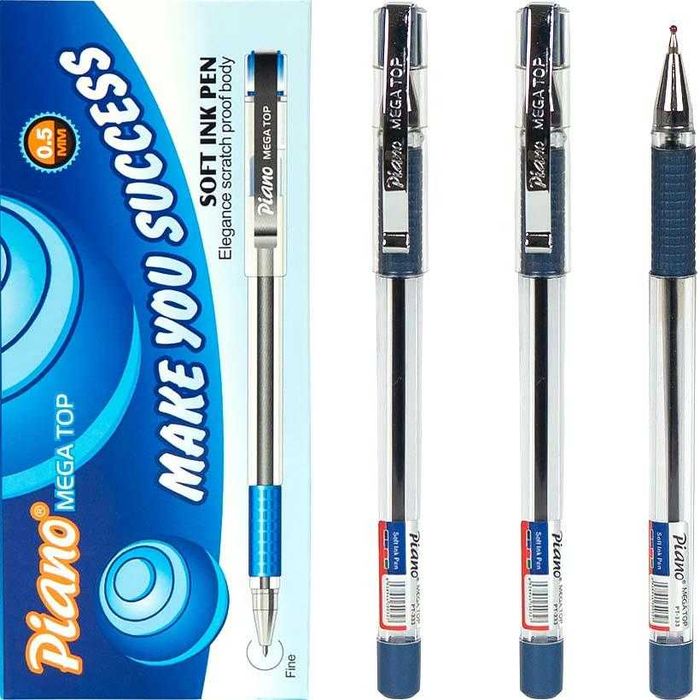 Ручка масляная новая хорошая Cello синяя