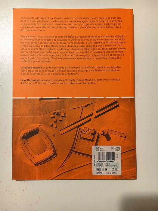 Livro - "Maquete - A representação do espaço no projeto arquitetónico"