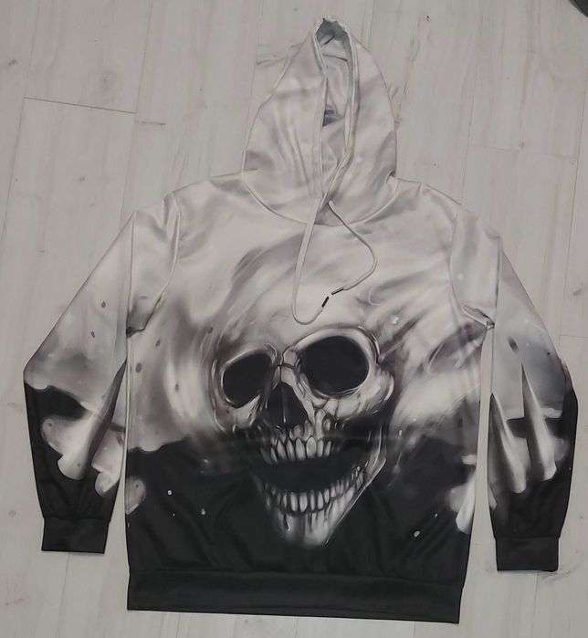 Bluza z kapturem męska - efekt 3d