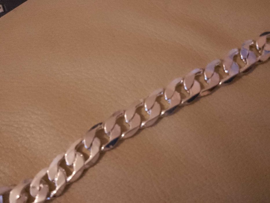 Łańcuszek Srebrny Srebro Warstwowe 35 gram 50 cm