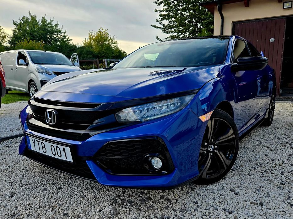 Honda Civic ASO, Bezwypadek, FULL OPCJA, europejska  ,KAM ,BLIS ,LED, ZNAKI,RADAR