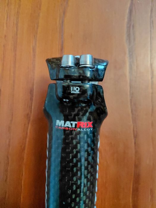Avanço bicicleta em fibra de carbono 110mm