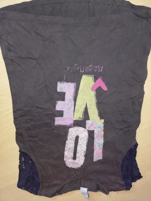 Podkoszulek z rękawkiem z koronki