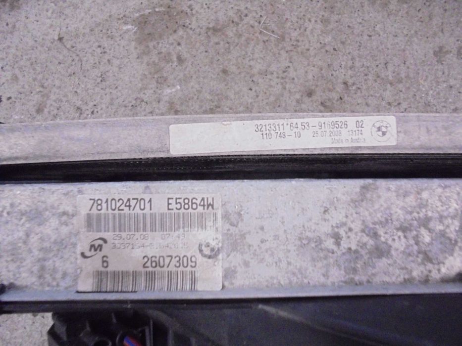 BMW E90 -91 n47 komplet chłodnic