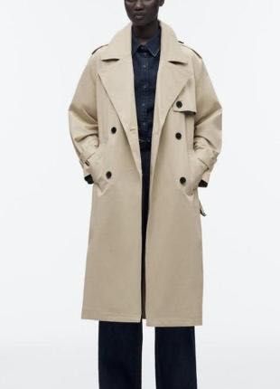 Тренч Zara бежевый  новий