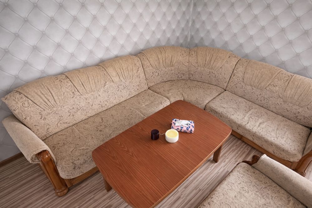 Komplet wypoczynkowy narożnik + sofa | Dąb | Rozkładane |