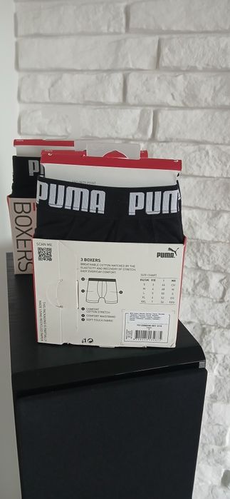 Bokserki męskie PUMA rozmiar S Nowe Nowe