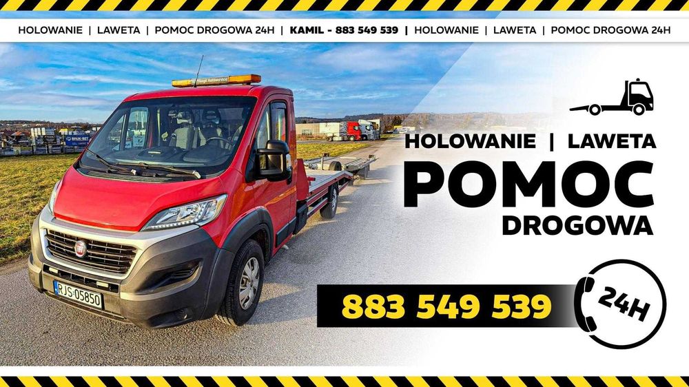 Laweta*Pomoc Drogowa*Holowanie 24h*Jasło*Transport*Kraj i Zagranica!