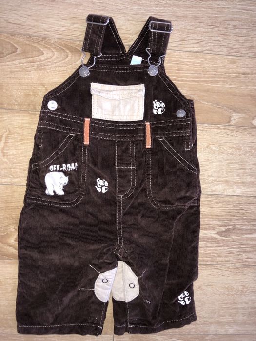 Zestaw chłopięcych ubranek Cool Club Ogrodniczki Bluzka rozm. 68 i 80