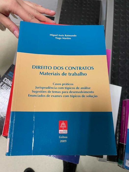 livro direitos dos contratos-materiais de trabalho fdl