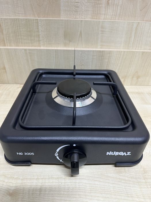 Плитка газова настільна 1 комфорка Nurgaz NG-3005