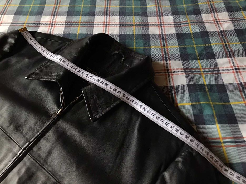 Куртка кожаная размер 48-50.