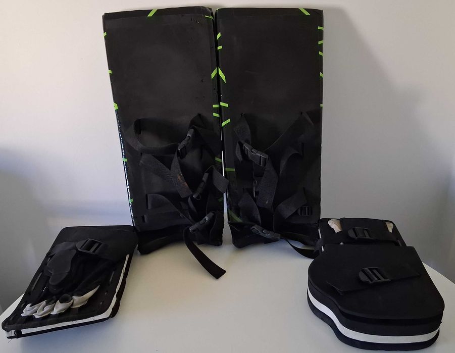 Conjunto Luvas+Caneleiras GR SKAPER