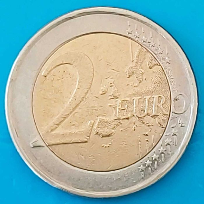 2 Euros de 2009 da Eslovénia 10 Anos da U.E,M.