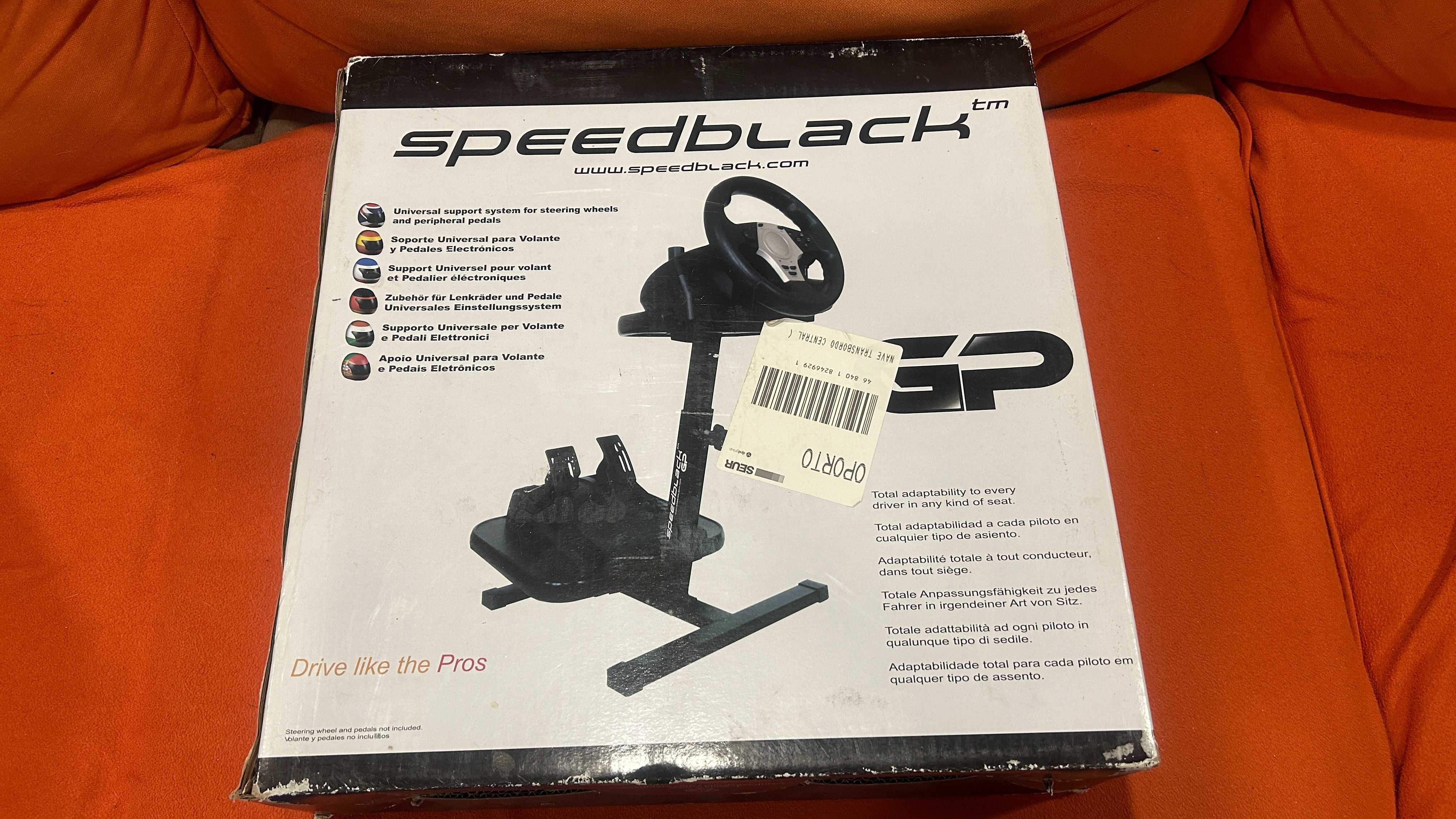 SpeedBlack Soporte Gaming Volante. PC GAMING