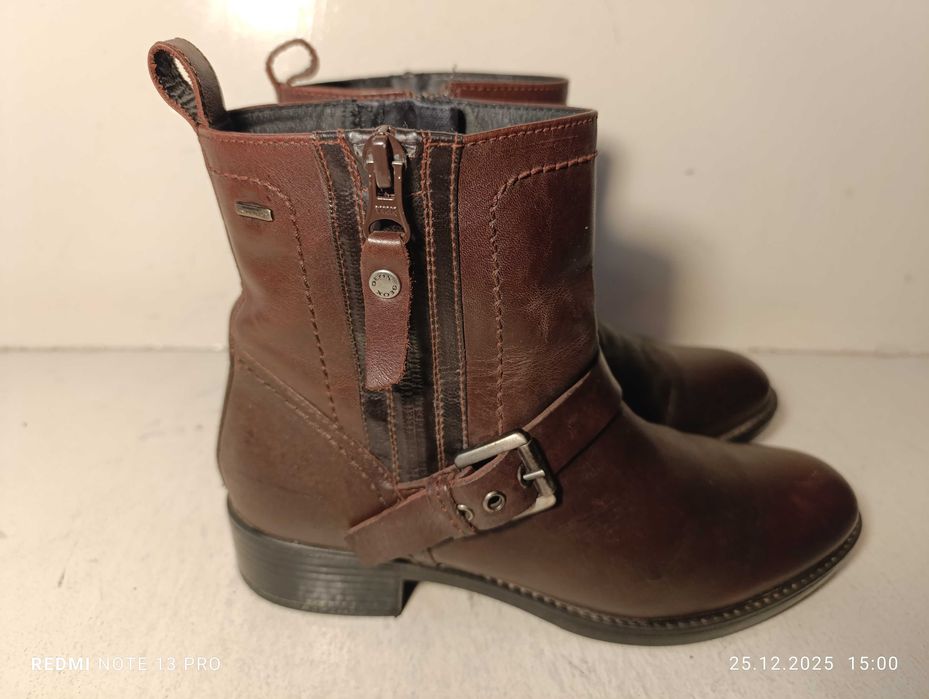 botki skórzane Geox