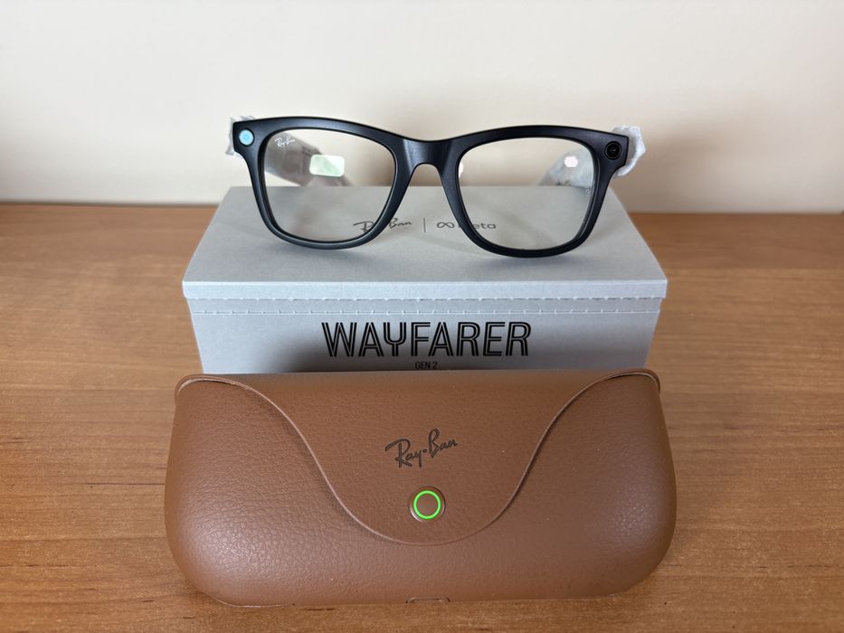 Gen 2 Ray Ban Meta RW4012 Wayfarer przezroczyste NOWINKA