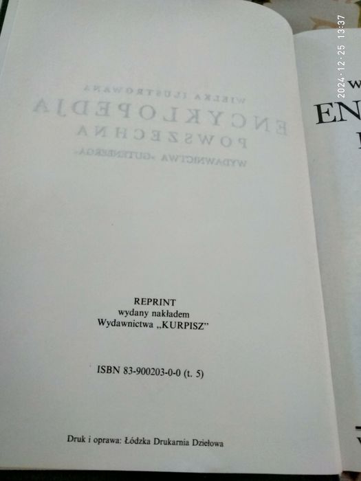 Wielka ilustrowana Encyklopedja Powszechna tom 5