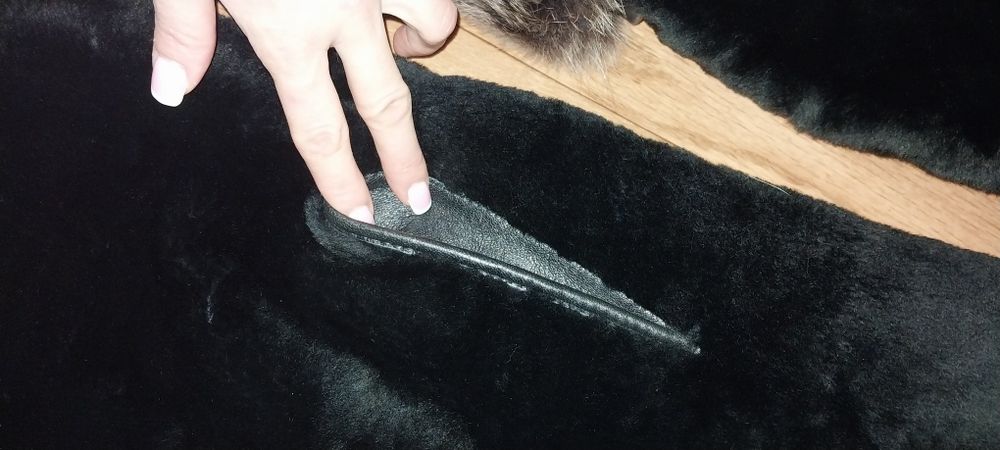 Шуба натуральна мутон р 44- 48