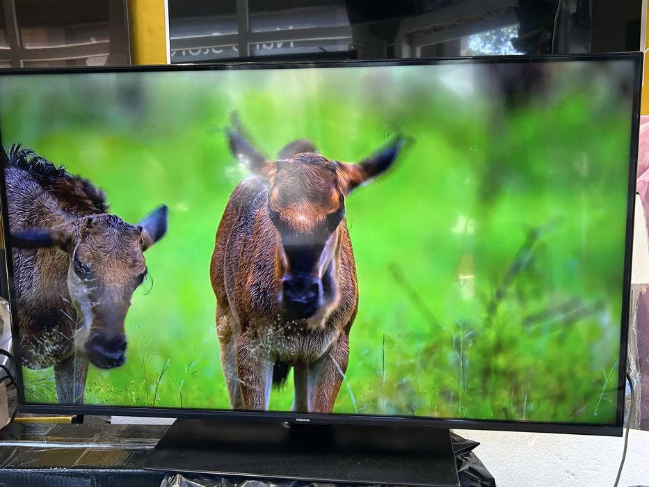 4K телевізор 43”  Nokia UNE43GV210, Xiaomi L43M5-5ARU, Android, голосовий пульт.