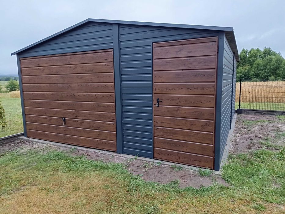 garaż blaszany 4x5  blaszak garaże blaszane 5x4 5x5 6x5 5x6 7x5