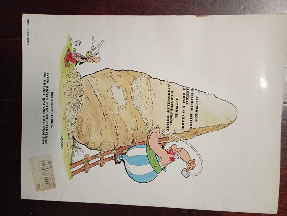 Livro Astérix a Rosa e o Gladio