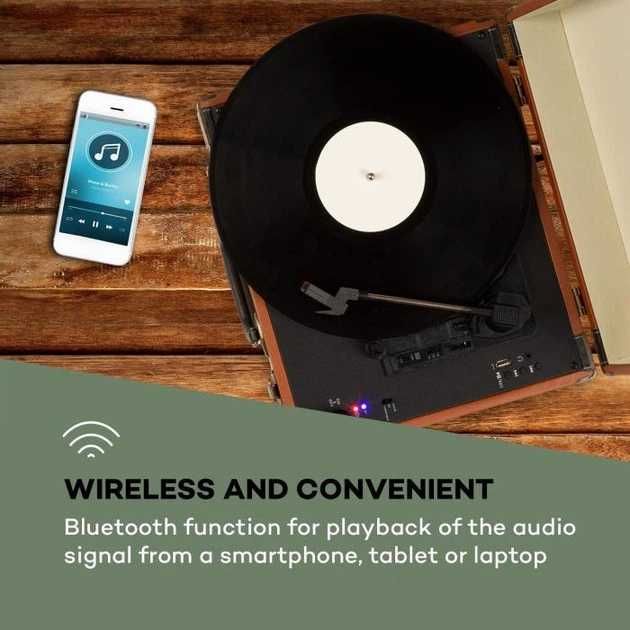 Виниловый проигрыватель Auna новый