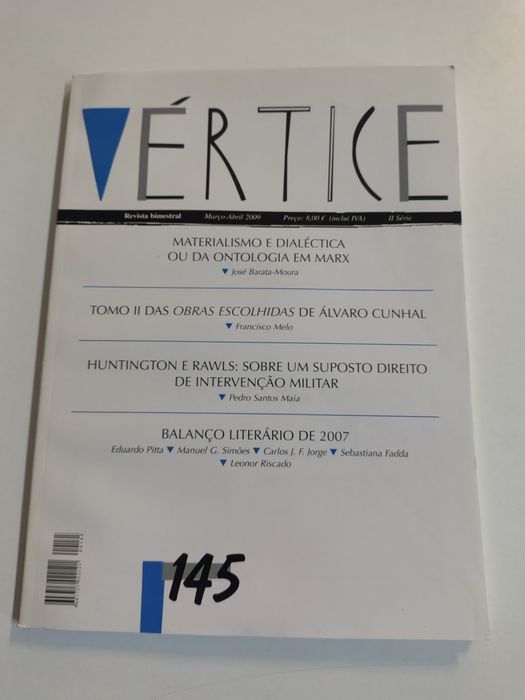 Revista Vértice, n° 145