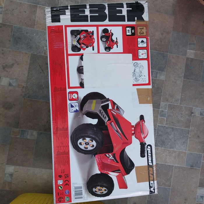 Квадроцикл Feber Racy 6V 11252