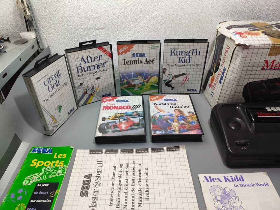 Sega Master System 2 + Jogos