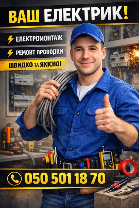 Електрик , Сантехнік, Інші види робіт