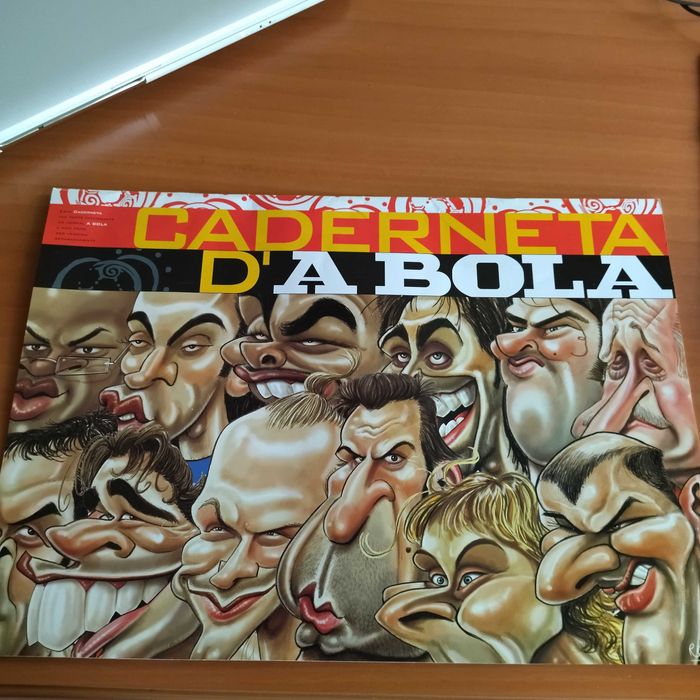 Cadernetas de futebol Euro 2004 Caricaturas